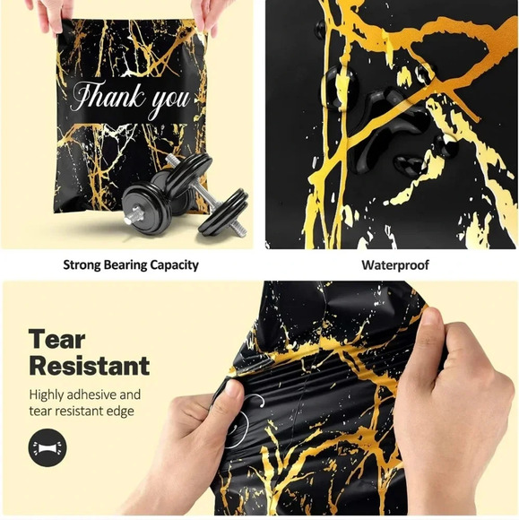 100 Pack Poly Mailers 10x13, Cute Packaging Envelope Mailers Polymailers Packagi - Picture 5 of 6